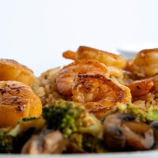 HIBACHI LUNCH SHRIMP & SCALLOPS